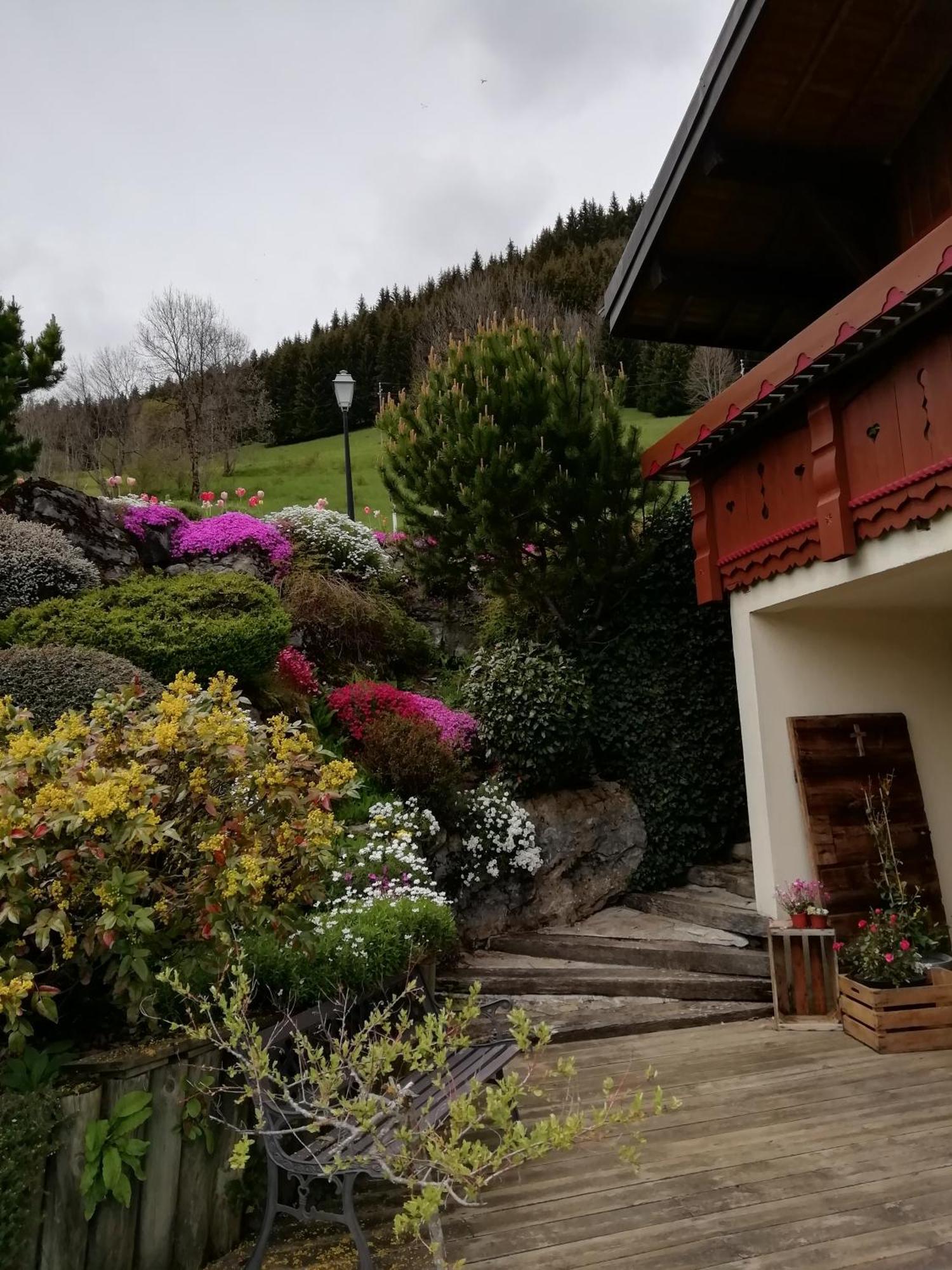 Chambres En Chalet Petit Dejeuner Inclus La Cote d'Arbroz المظهر الخارجي الصورة
